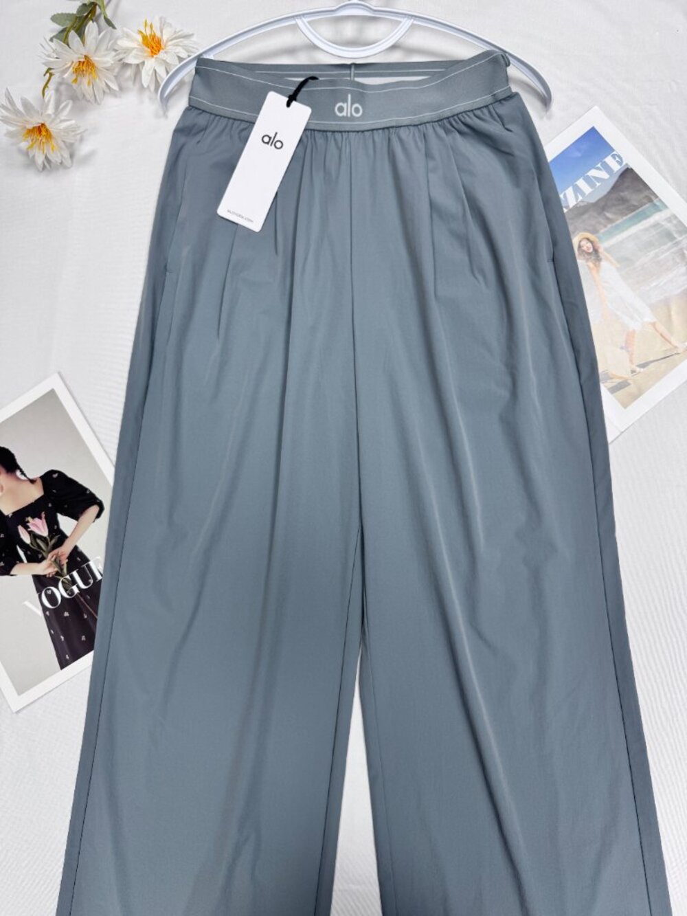 Steel Grey ALO Yoga Suit Up Trouser💙 (Regular) Summer | Trendy 😉30“inches - Picture 3 of 8